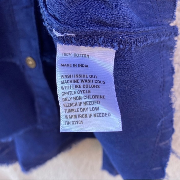 NEW True Craft Southern Roadtrip 3 Tiered Peplum Raw Hem Cap Sleeve Top Sz XS - Picture 7 of 10